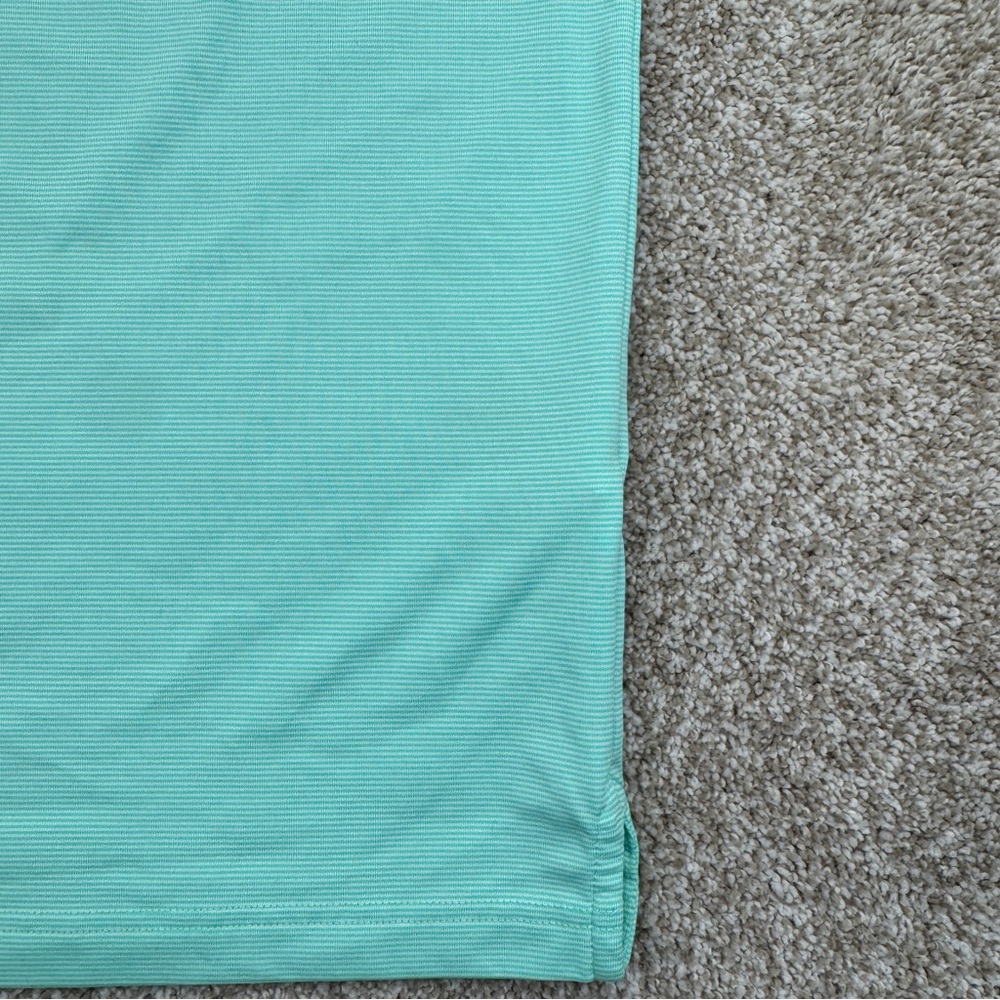Callaway Opti Dri Green Striped Golf Polo Shirt Mens size Large Short Sleeve - Picture 6 of 12